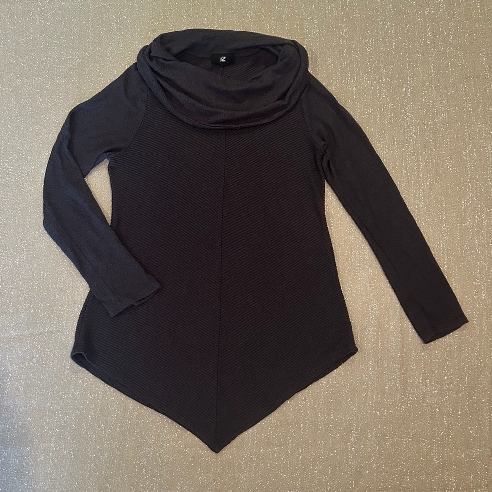 Dark Gray Cowl Neck Sweater, size M